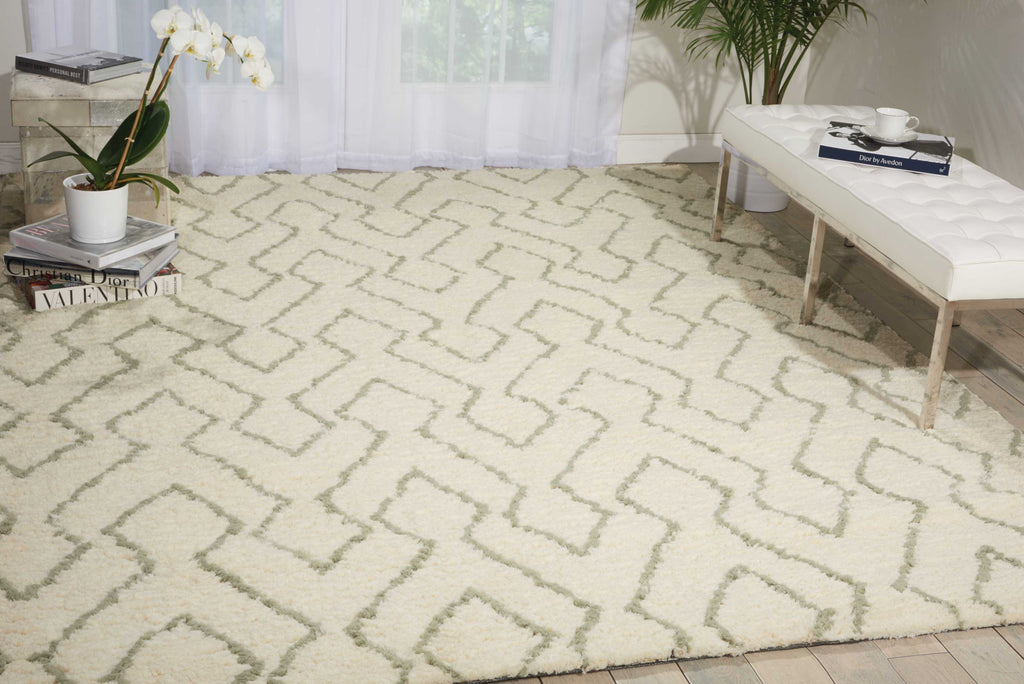 Nourison Galway GLW03 Ivory Sage Area Rug Room Image Feature