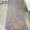 Nourison Gatsby GAT02 Slate Area Rug Room Image Feature