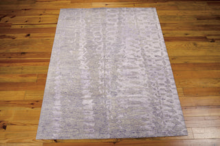 Nourison Gemstone GEM04 Amethyst Area Rug 5' X 8' Floor Shot Feature