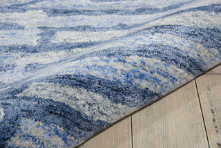 Nourison Gemstone GEM01 Lapis Area Rug Detail Image