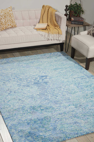 Nourison Gemstone GEM05 Alexandrite Area Rug Room Image Feature