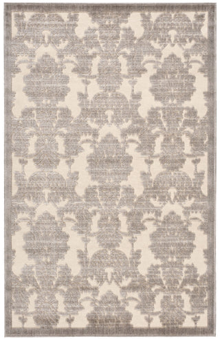 Nourison Graphic Illusions GIL03 Ivory Latte Area Rug 4' X 6'