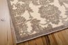 Nourison Graphic Illusions GIL03 Ivory Latte Area Rug Corner Image
