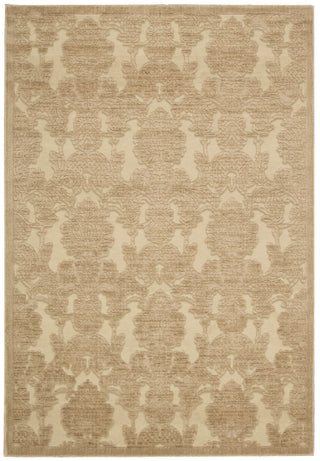 Nourison Graphic Illusions GIL03 Light Gold Area Rug main image