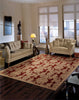 Nourison Graphic Illusions GIL03 Red Area Rug Room Image Feature