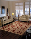 Nourison Graphic Illusions GIL03 Red Area Rug Room Image Feature