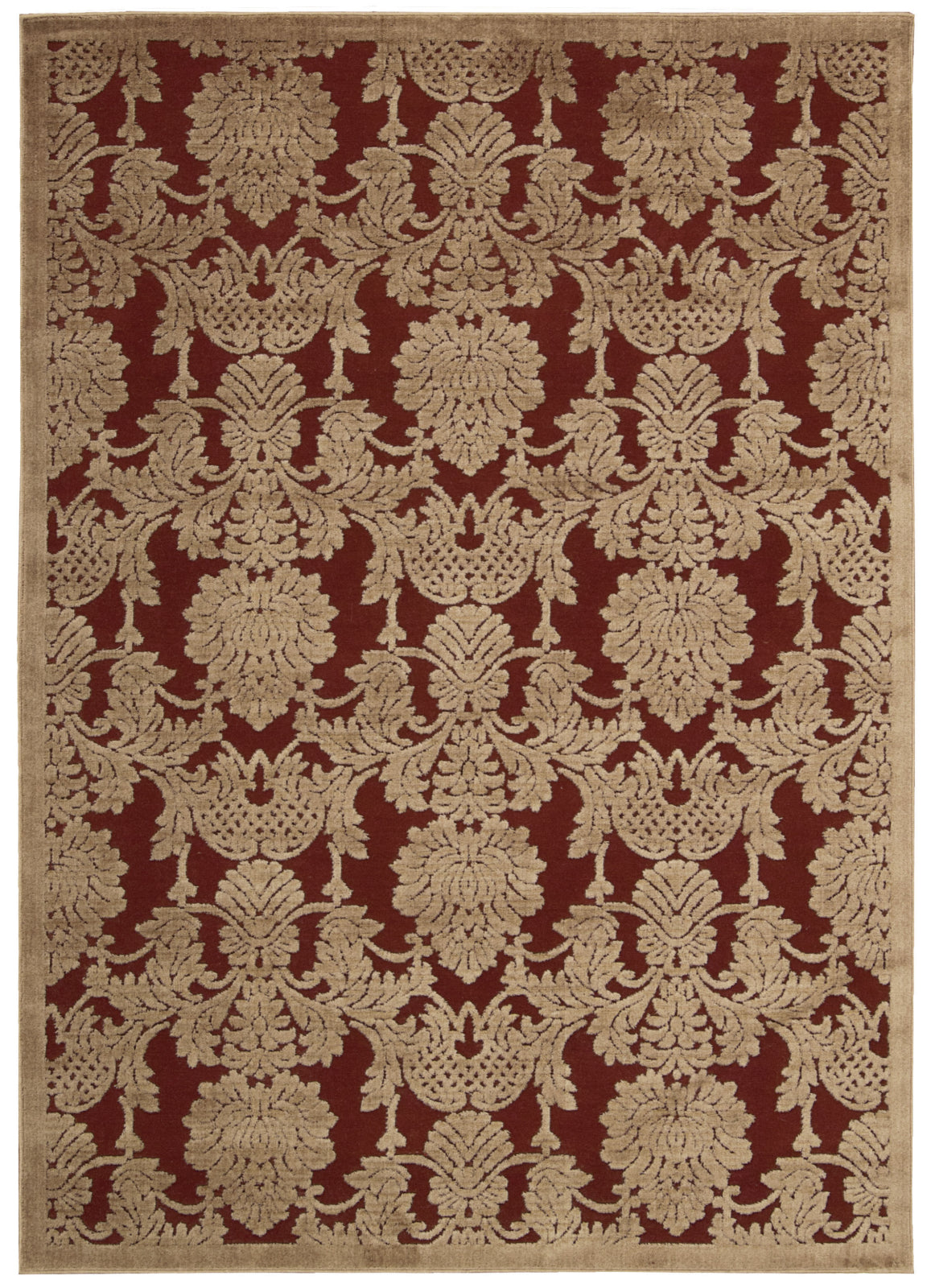 Nourison Graphic Illusions GIL03 Red Area Rug main image