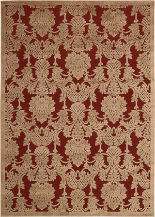 Nourison Graphic Illusions GIL03 Red Area Rug Main Image