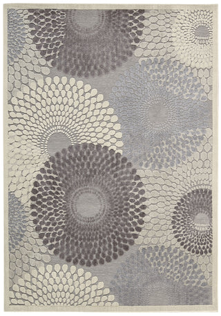 Nourison Graphic Illusions GIL04 Grey Area Rug main image