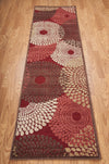 Nourison Graphic Illusions GIL04 Red Area Rug 3' X 8' Floor Shot