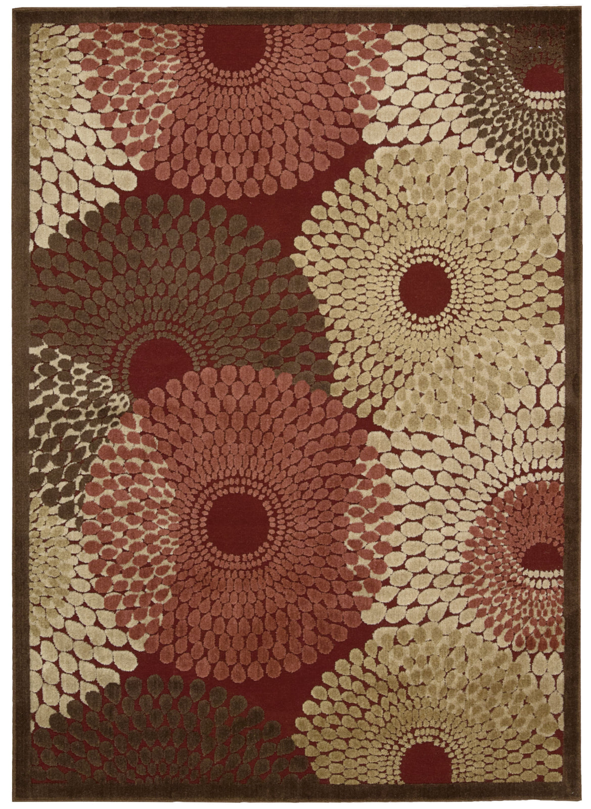 Nourison Graphic Illusions GIL04 Red Area Rug main image