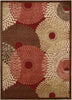 Nourison Graphic Illusions GIL04 Red Area Rug Main Image