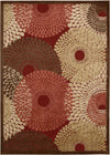 Nourison Graphic Illusions GIL04 Red Area Rug Main Image