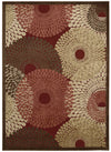 Nourison Graphic Illusions GIL04 Red Area Rug