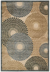 Nourison Graphic Illusions GIL04 Teal Area Rug main image