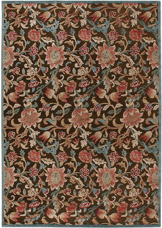 Nourison Graphic Illusions GIL06 Brown Area Rug Main Image