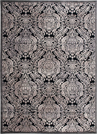 Nourison Graphic Illusions GIL09 Black Area Rug Main Image