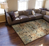 Nourison Graphic Illusions GIL09 Chocolate Area Rug 6' X 8' Living Space Shot Feature