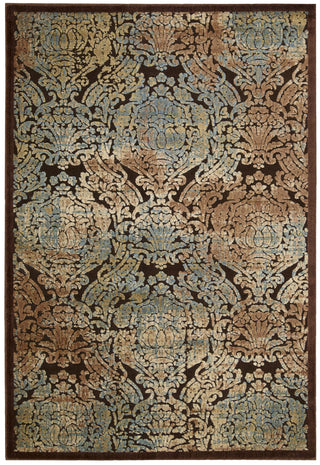 Nourison Graphic Illusions GIL09 Chocolate Area Rug main image