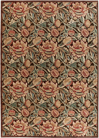 Nourison Graphic Illusions GIL10 Brown Area Rug Main Image