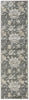 Nourison Graphic Illusions GIL10 Grey Area Rug 3' X 8'