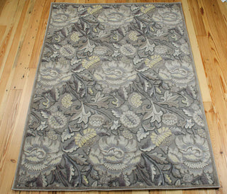 Nourison Graphic Illusions GIL10 Grey Area Rug Main Image