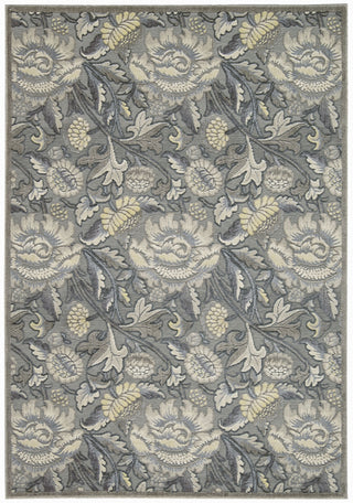 Nourison Graphic Illusions GIL10 Grey Area Rug main image