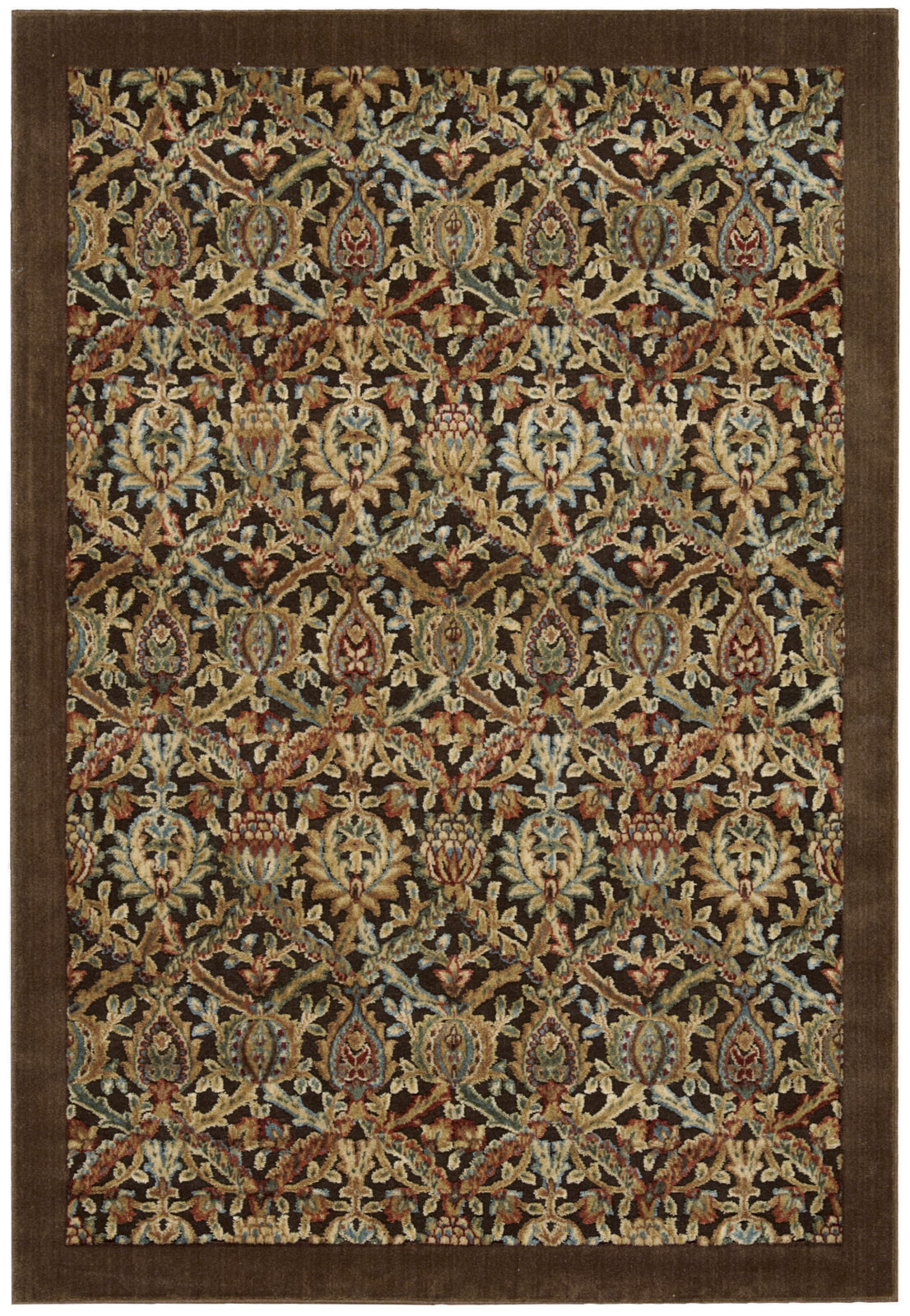 Nourison Graphic Illusions GIL10 Brown Area Rug – Incredible Rugs and Decor