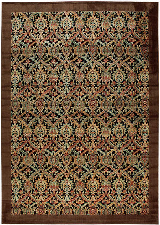 Nourison Graphic Illusions GIL15 Chocolate Area Rug Main Image