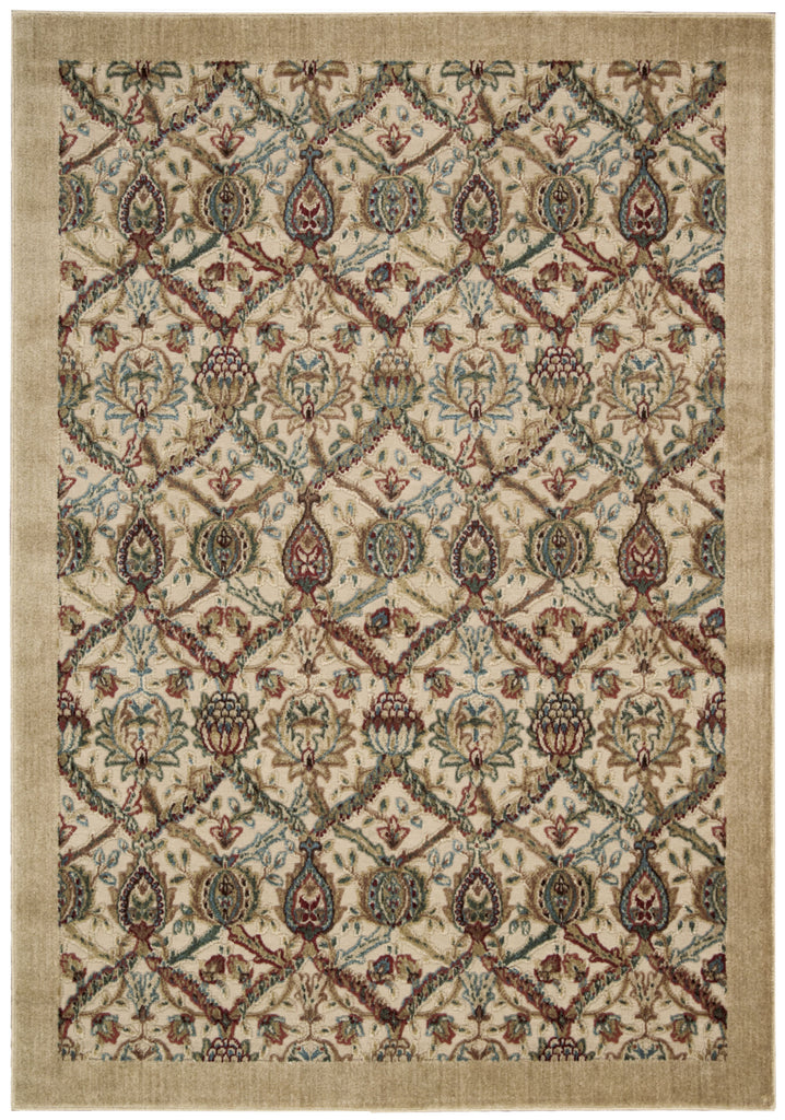 Nourison Graphic Illusions GIL15 Light Gold Area Rug main image