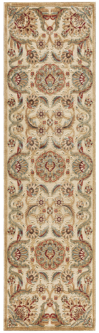 Nourison Graphic Illusions GIL17 Beige Area Rug 8' X 10'