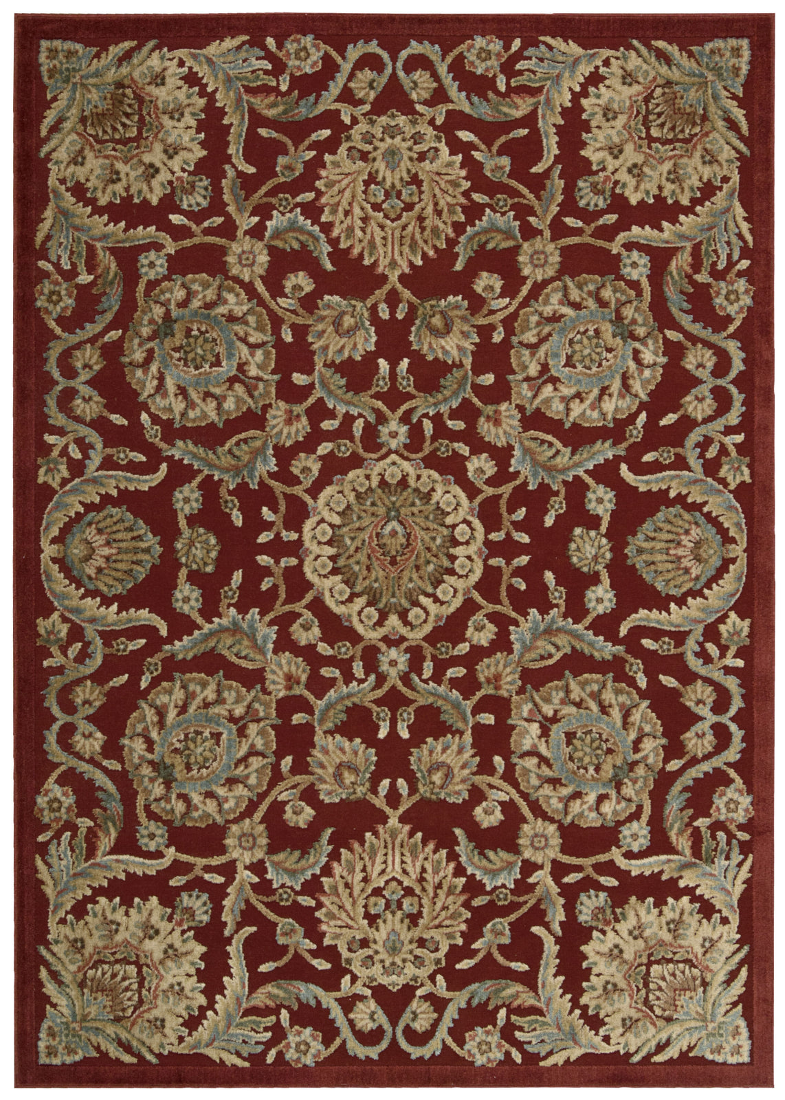 Nourison Graphic Illusions GIL17 Red Area Rug main image