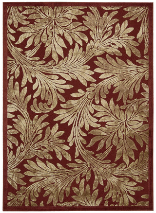 Nourison Graphic Illusions GIL19 Red Area Rug main image