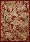 Nourison Graphic Illusions GIL19 Red Area Rug Main Image