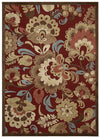 Nourison Graphic Illusions GIL23 Red Area Rug main image