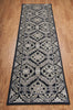 Nourison Graphic Illusions GIL24 Black Area Rug 3' X 8' Floor Shot