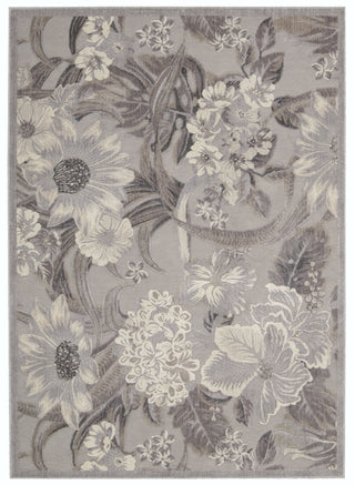 Nourison Graphic Illusions GIL26 Grey Area Rug