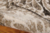 Nourison Glistening Nights MA501 Light Grey Area Rug by Michael Amini 6' X 8' Texture Shot