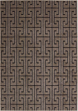 Nourison Glistening Nights MA507 Grey Area Rug by Michael Amini 6' X 8'