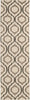 Nourison Glistening Nights MA508 Beige Area Rug by Michael Amini 3' X 8'
