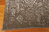 Nourison Glistening Nights MA510 Grey Area Rug by Michael Amini 6' X 8' Corner Shot