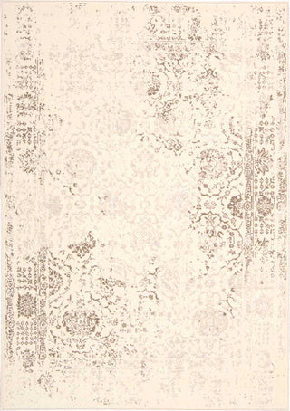 Nourison Glistening Nights MA510 Ivory Area Rug by Michael Amini 6' X 8'