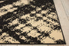 Nourison Grafix GRF01 Cream Black Area Rug Detail Image