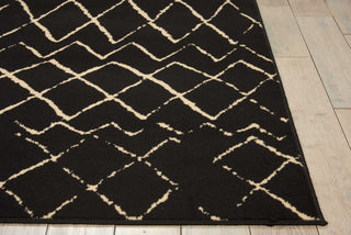 Nourison Grafix GRF04 Black Area Rug Detail Image