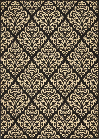 Nourison Grafix GRF06 Black Area Rug main image