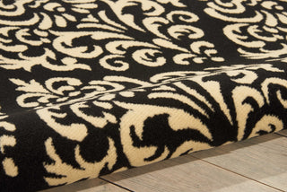 Nourison Grafix GRF06 Black Area Rug Detail Image