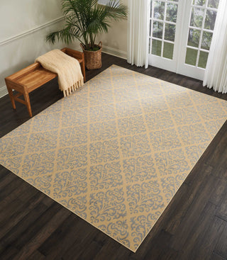 Nourison Grafix GRF06 Cream Area Rug Room Image Feature