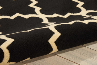 Nourison Grafix GRF08 Black Area Rug Detail Image