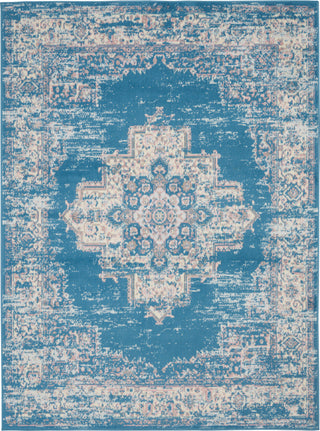 Nourison Grafix GRF14 Blue Area Rug main image