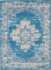 Nourison Grafix GRF14 Blue Area Rug Room Image Feature